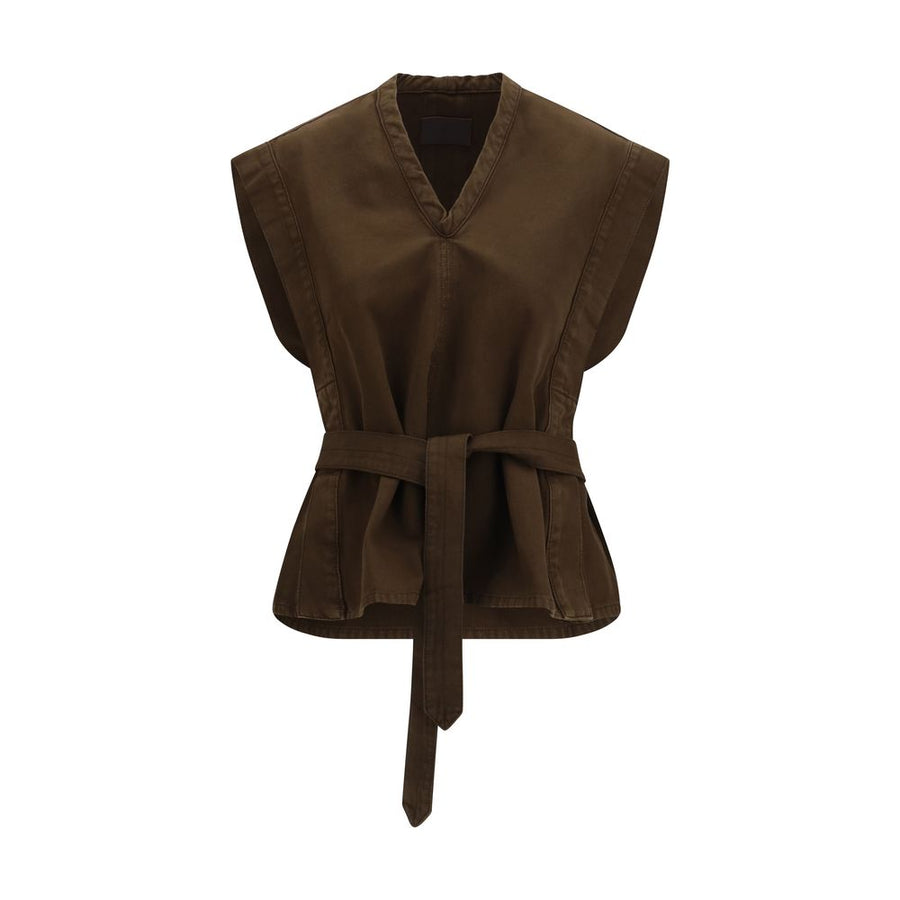 Lemaire 100% Cotton blouse in brown