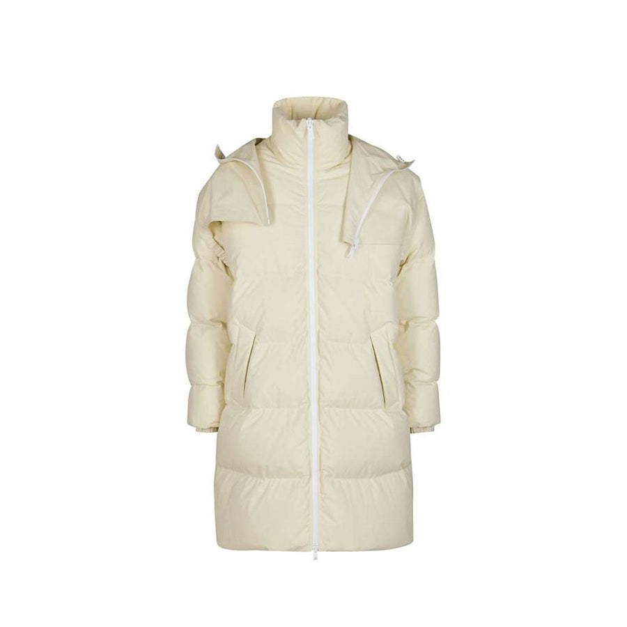 Bottega Veneta 100% cotton down coat in beige