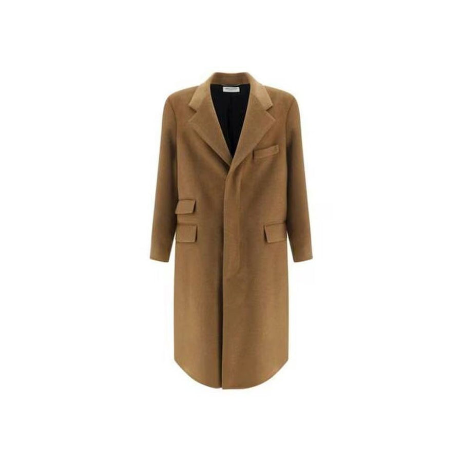 Saint Laurent 100% Wool coat in brown
