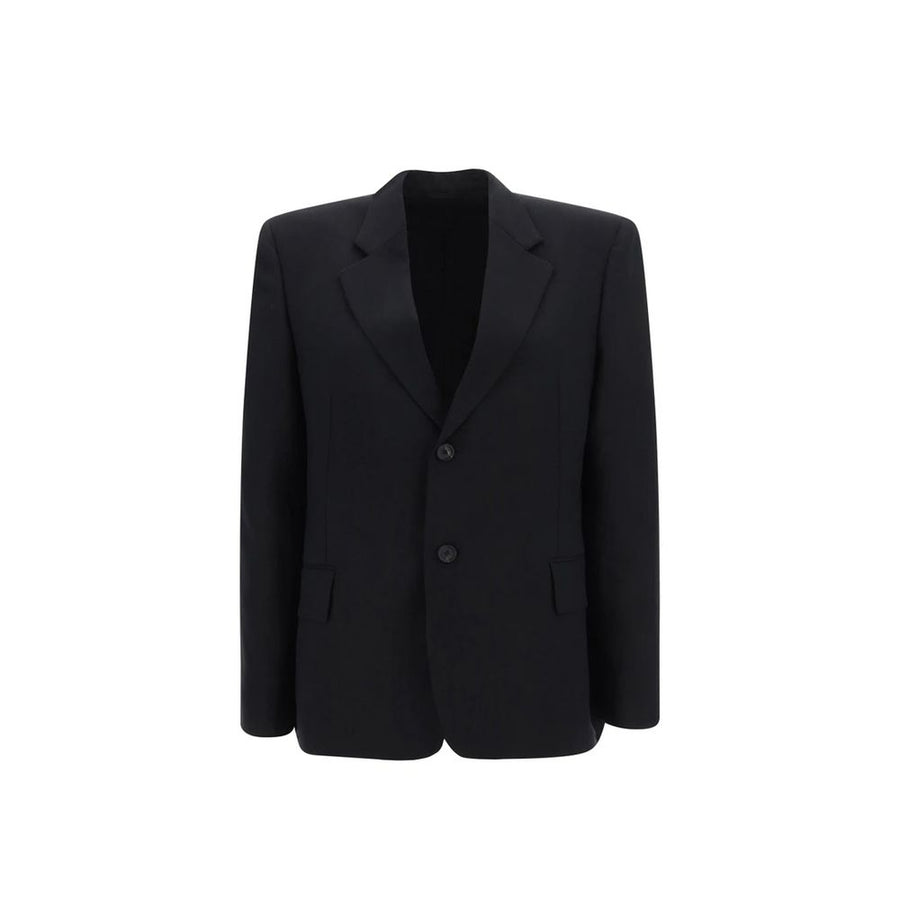 Balenciaga 100% Wool; Cupro lining blazer in black