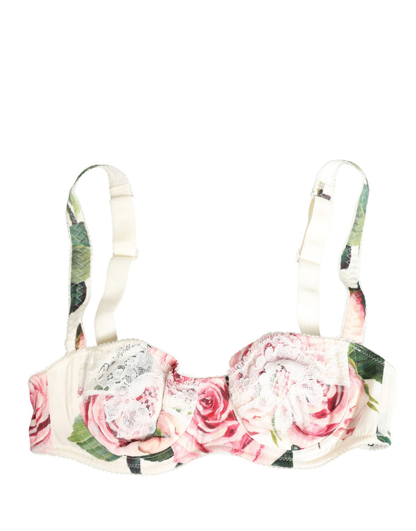 Dolce & Gabbana 12% Cotton underwire bra in multicolor