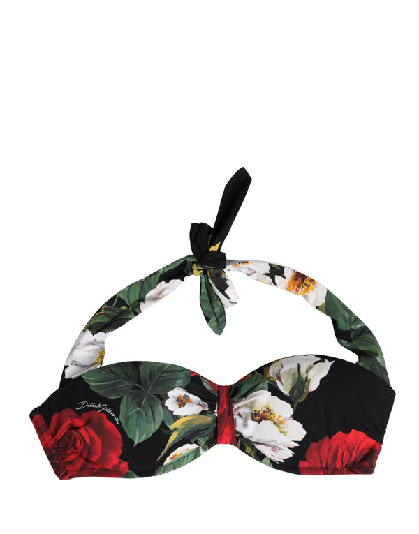 Dolce & Gabbana 25% Elastane 75% Nylon bikini top in black