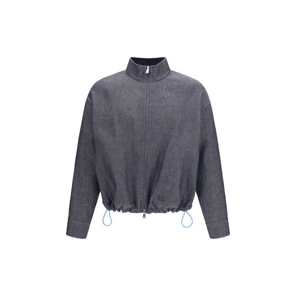 Fendi 50% Linen jacket in blue