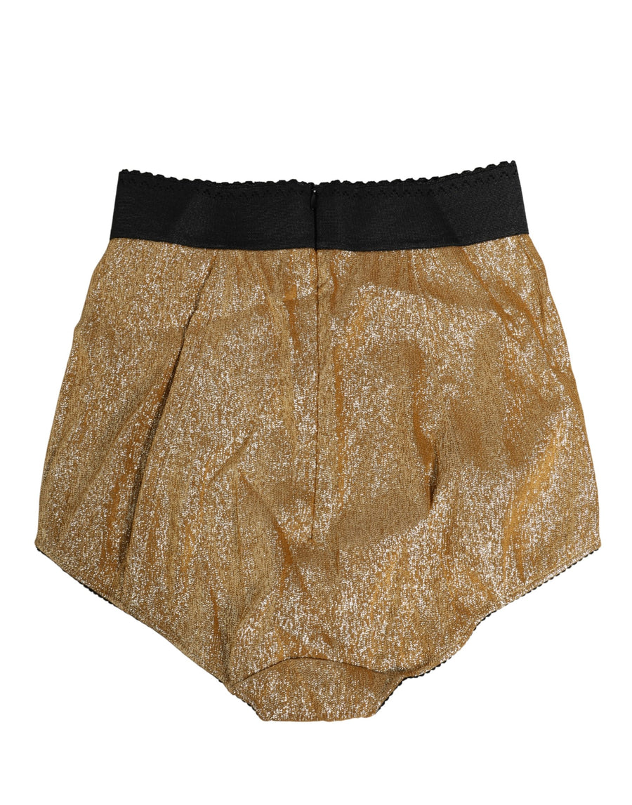 Dolce & Gabbana 65% Silk bodysuit in gold