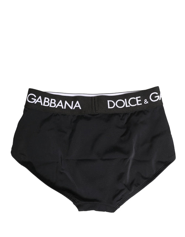 Dolce & Gabbana 75% Nylon brief in black