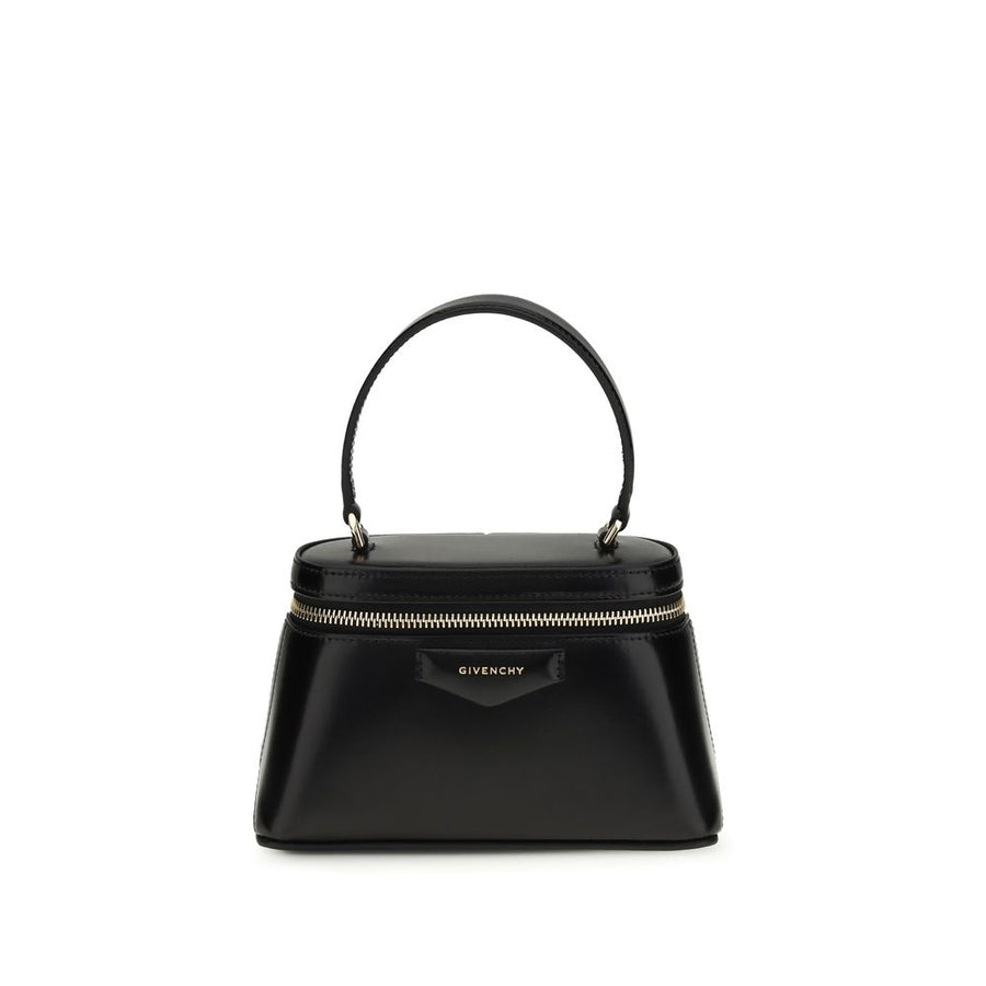 Givenchy 100% Calf Leather Bos Taurus top handle bag in black