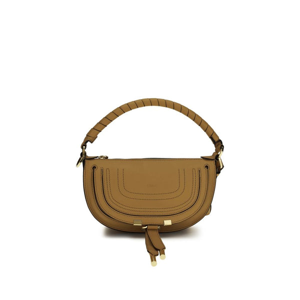Chloé 100% Calf Leather Bos Taurus shoulder bag in brown