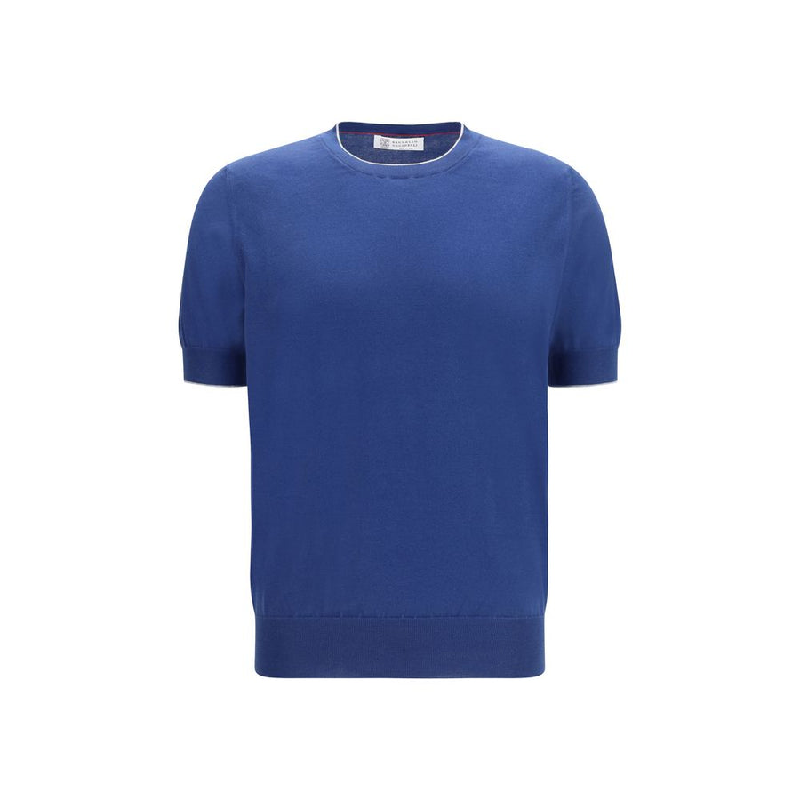 Brunello Cucinelli 100% Cotton t-shirt in blue