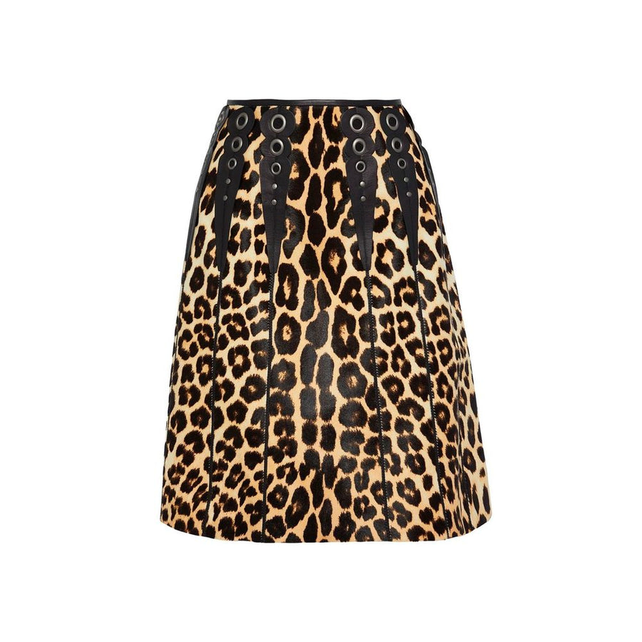 Bottega Veneta 100% leather skirt in brown