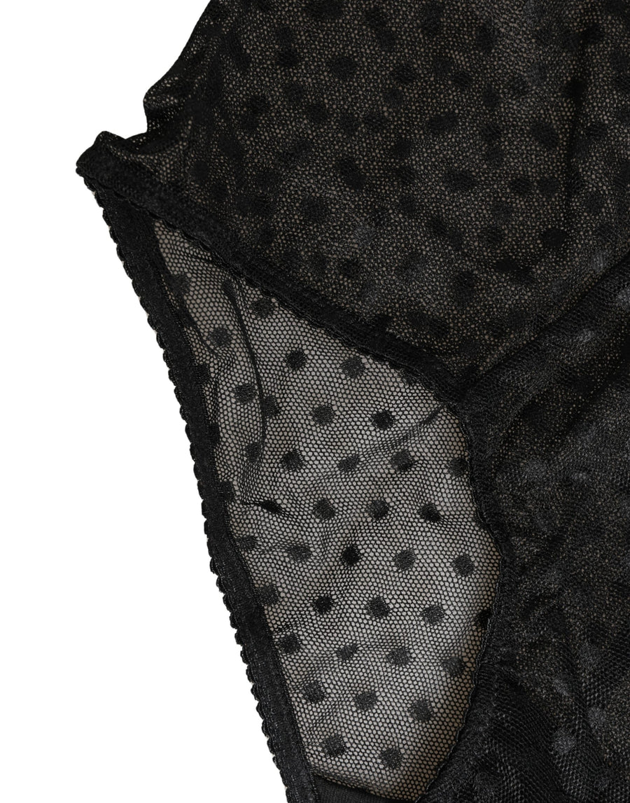 Dolce & Gabbana 93% Nylon girdle in black