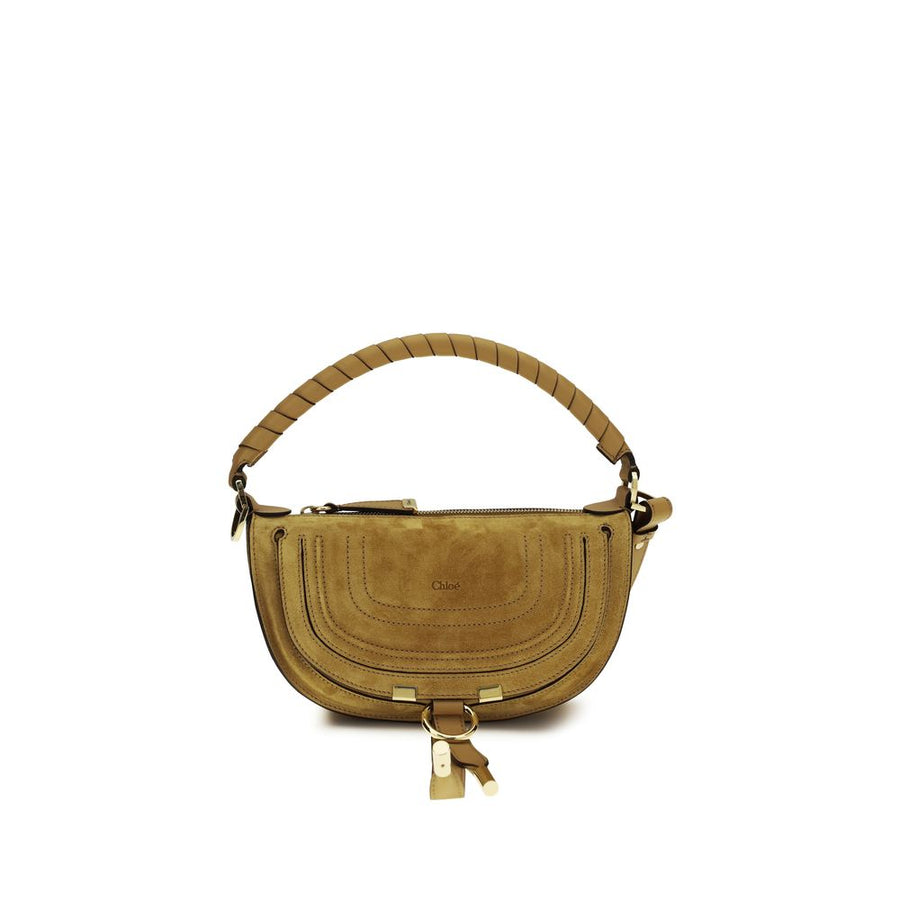 Chloé 100% Calf Leather Bos Taurus shoulder bag in brown