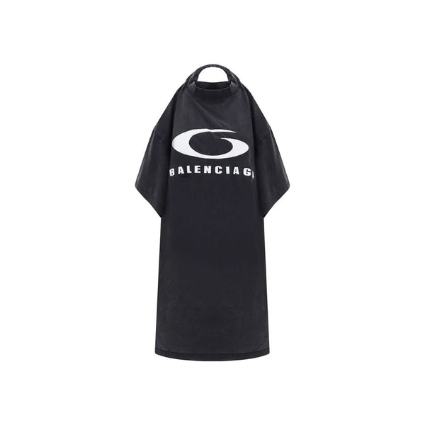 Balenciaga 100% Cotton t-shirt dress in black