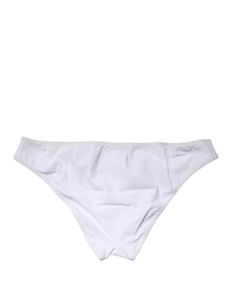 Dolce & Gabbana 75% Nylon brief in white