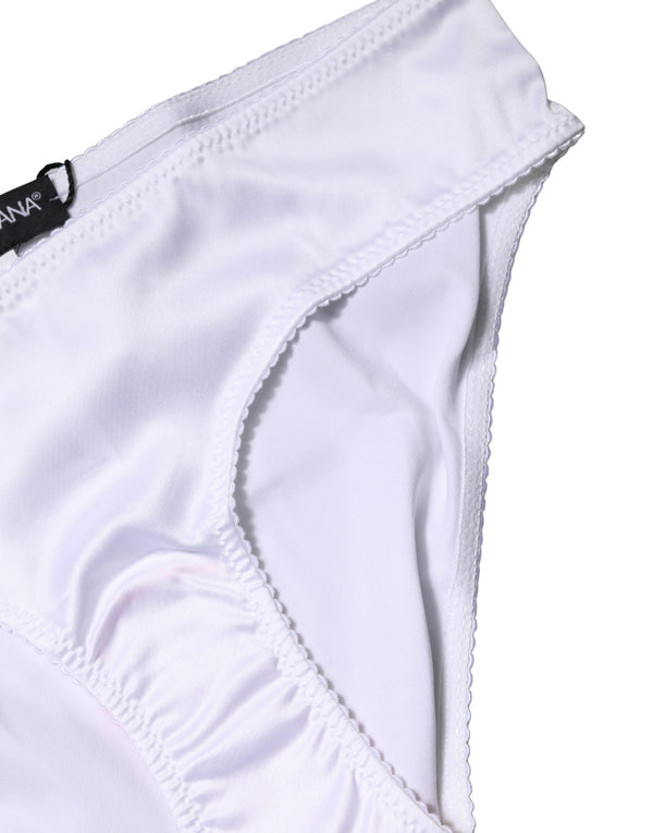 Dolce & Gabbana 94% Silk brief in white