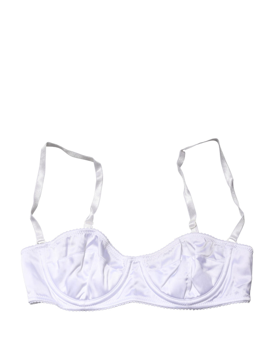 Dolce & Gabbana 94% Silk bra in white