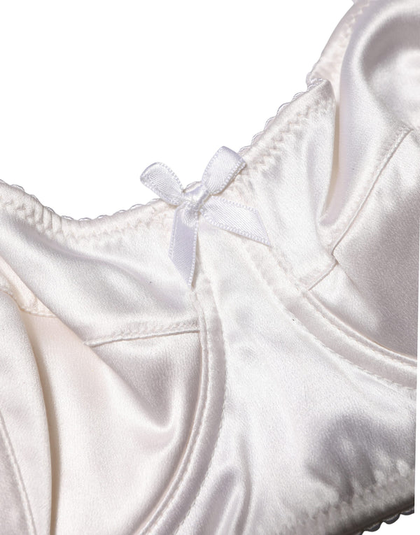 Dolce & Gabbana 94% Silk bra in white