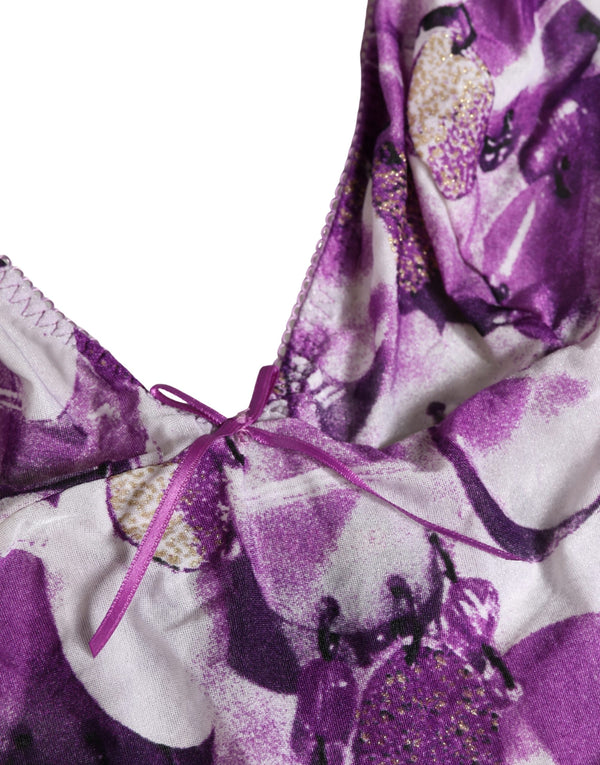 Roberto Cavalli Lace bodysuit in purple