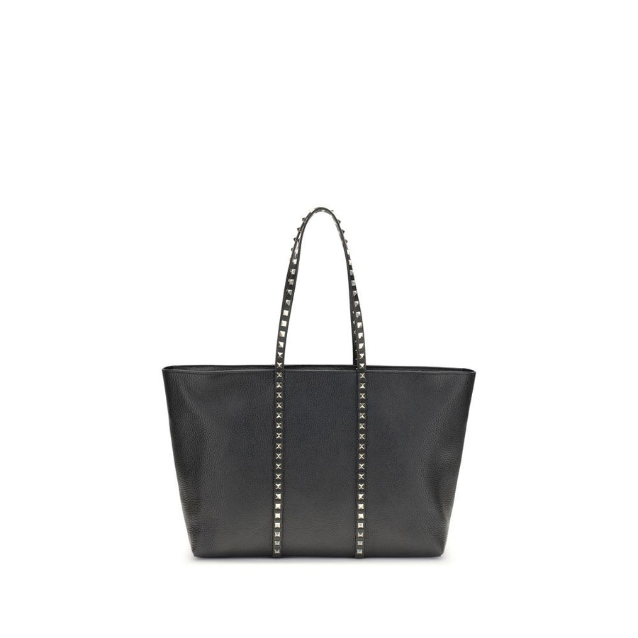 Valentino Garavani 100% Calf Leather Bos Taurus tote bag in black