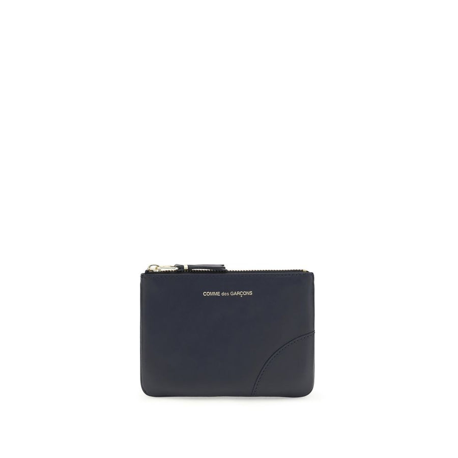 Comme des Garçons 100% Calf Leather Bos Taurus coin purse in navy