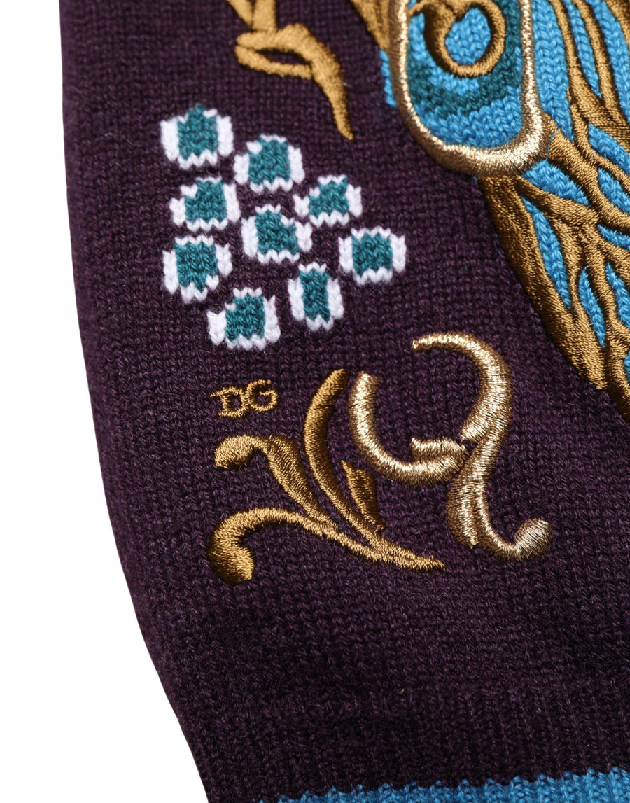 Dolce & Gabbana 100% Cashmere sweater in bordeaux