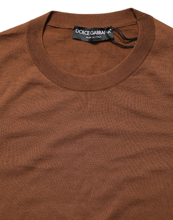 Dolce & Gabbana 100% Cashmere sweater in brown