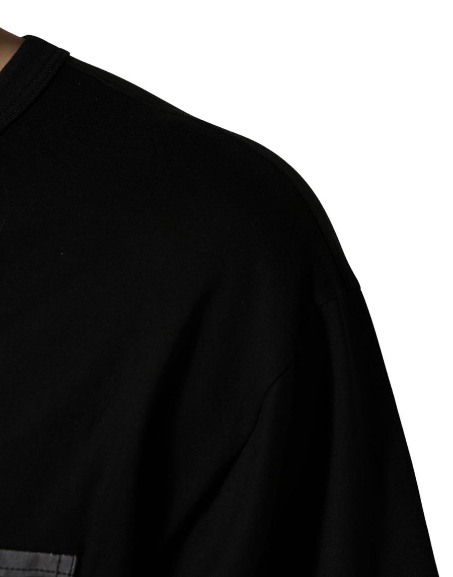 Dolce & Gabbana 85% Cotton 15% Polyester t-shirt in black