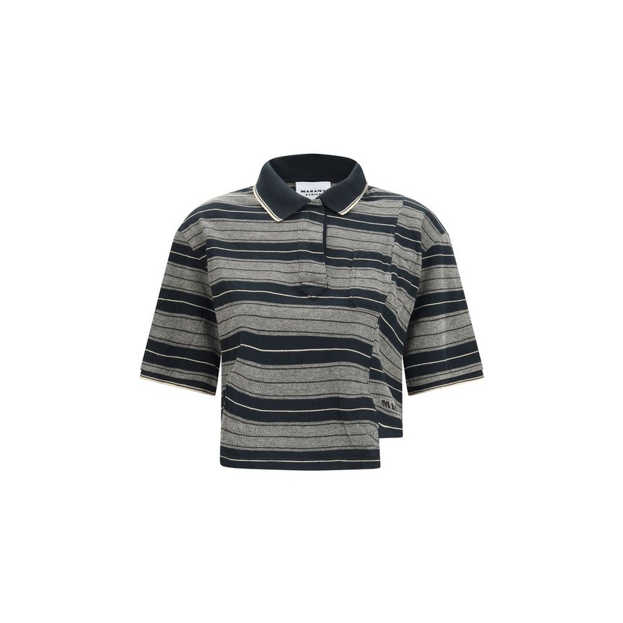 Marant Etoile 100% Cotton polo in black
