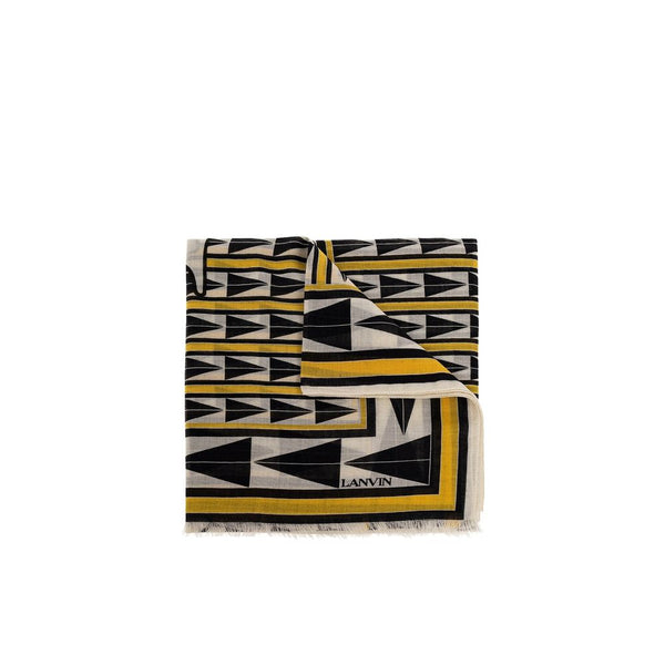 Lanvin 100% Wool scarf in multicolor