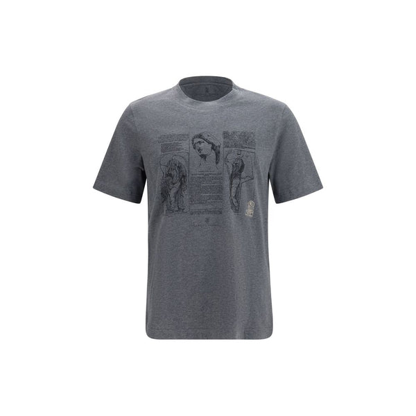 Brunello Cucinelli 100% Cotton t-shirt in gray