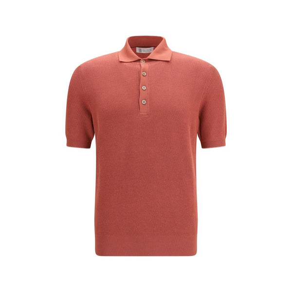 Brunello Cucinelli 100% Cotton polo shirt in red