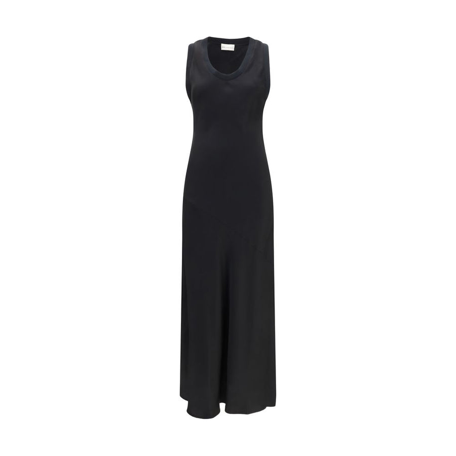 AMI Paris 100% Viscose dress in black