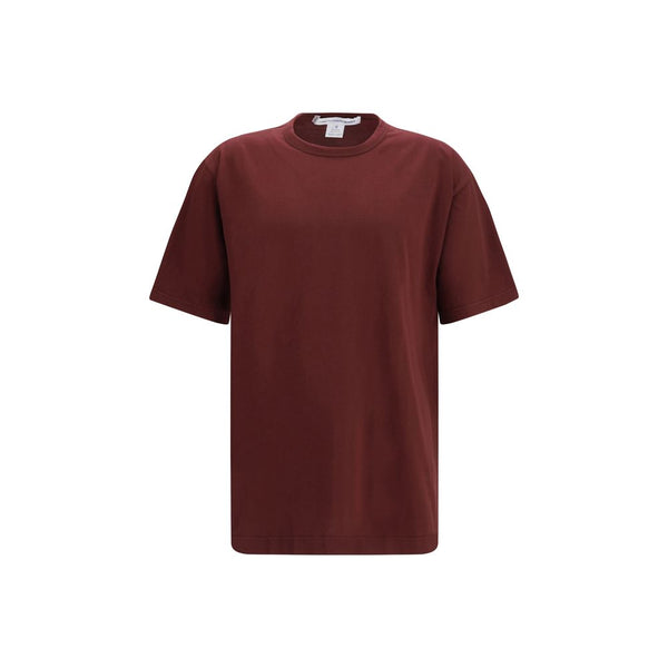 Comme des Garçons 100% Cotton t-shirt in burgundy