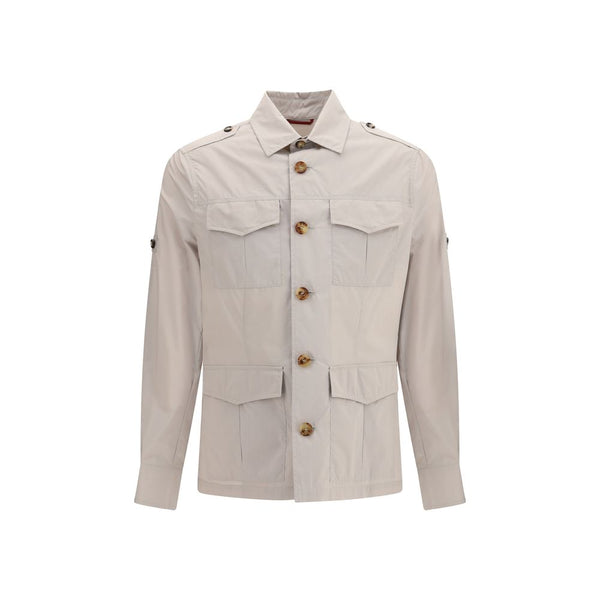 Brunello Cucinelli 64% Cotton 36% Polyamide jacket in beige