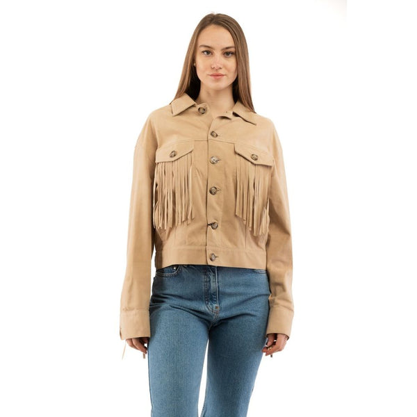 Moschino 100% Cotton jacket in beige