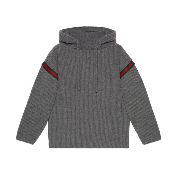 Gucci 31% Cashmere hoodie in gray