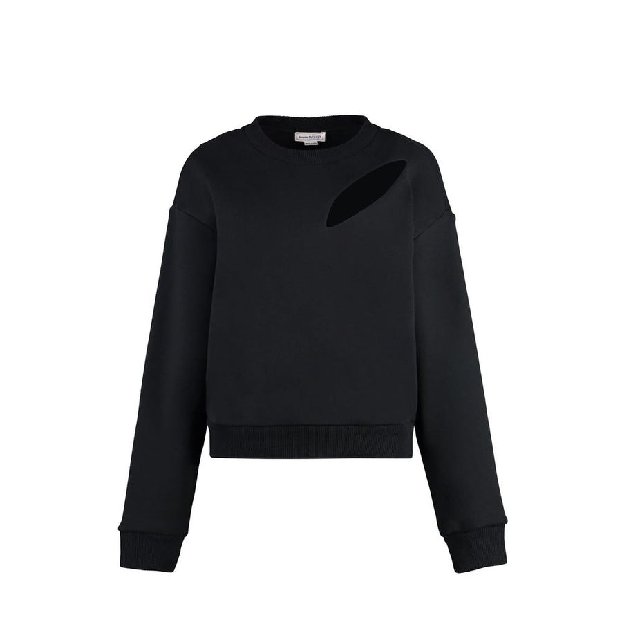 Alexander McQueen 100% Cotton sweatshirt in black