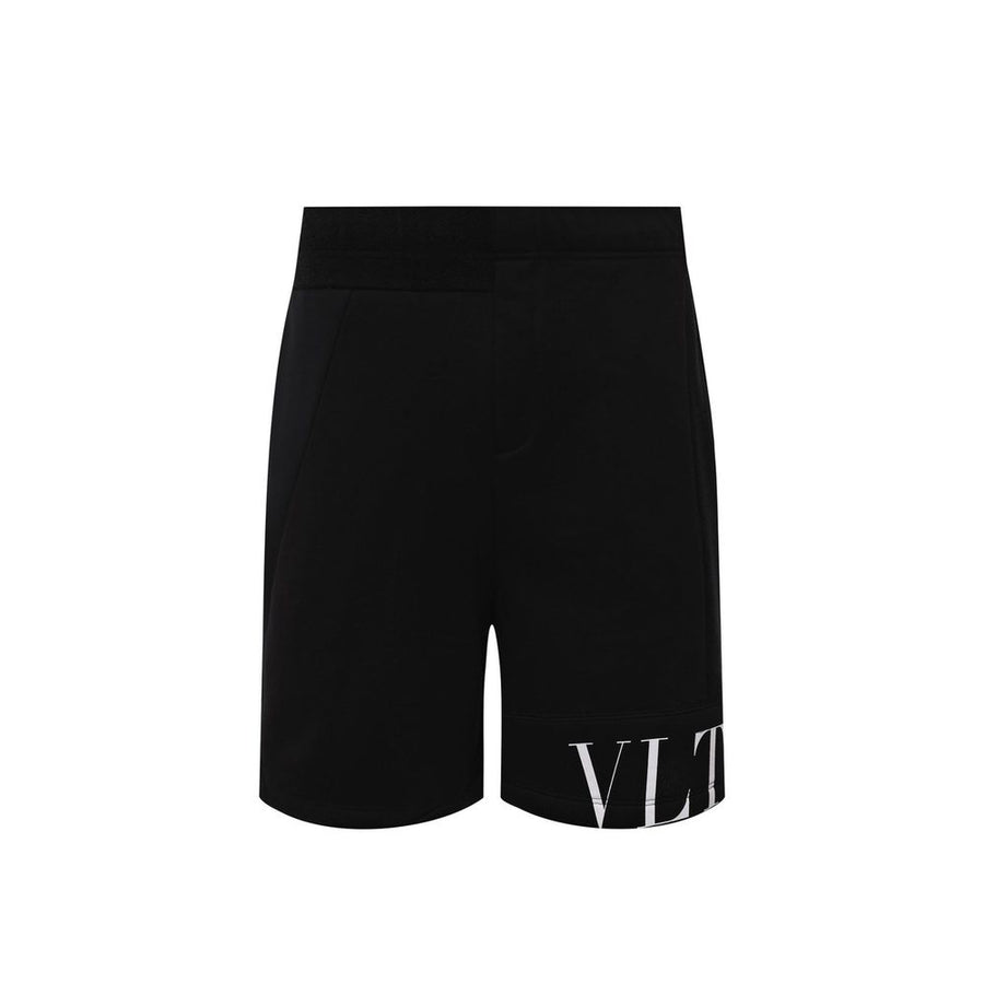 Valentino 100% Modal bermuda shorts in black