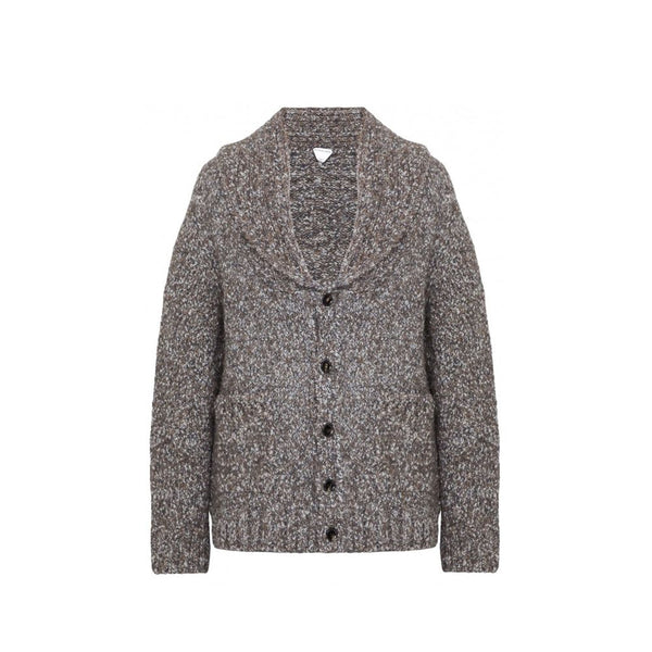 Bottega Veneta 52% Alpaca cardigan in gray
