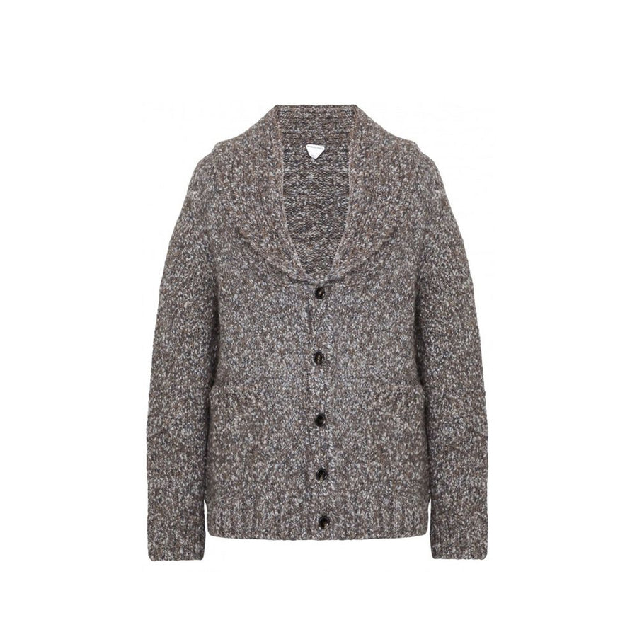 Bottega Veneta 52% Alpaca cardigan in gray