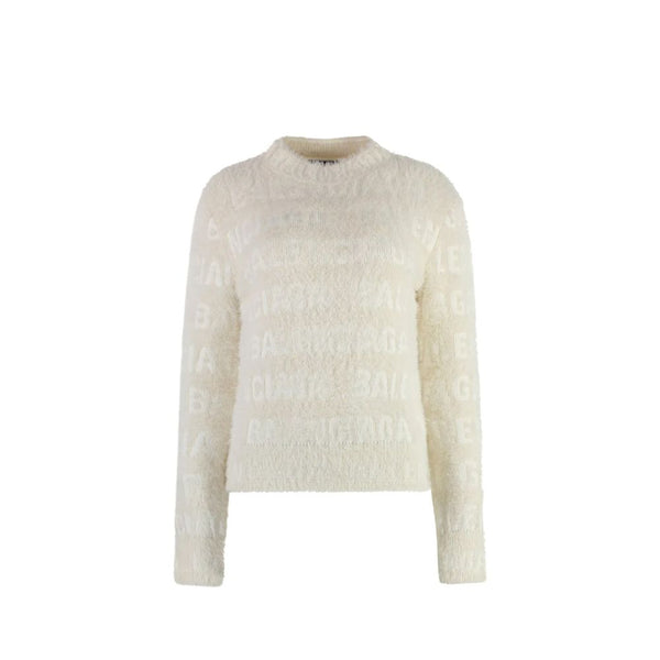 Balenciaga 67% Wool sweater in white