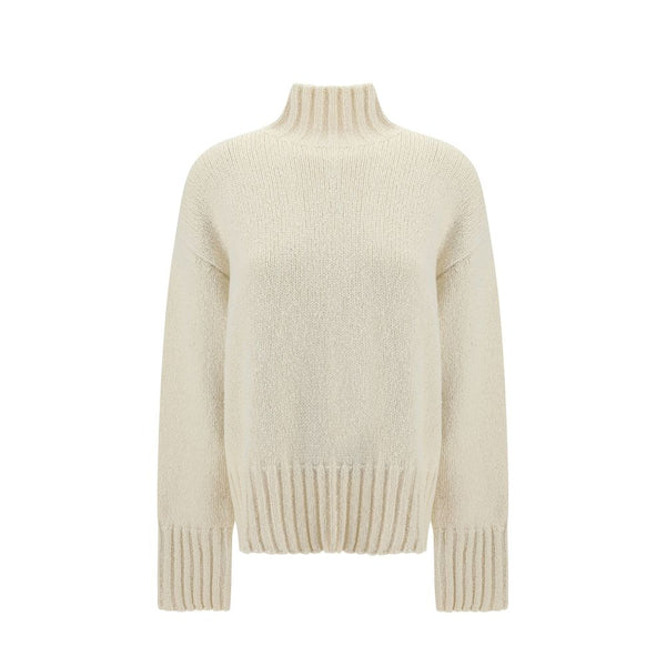 Jil Sander 25% Silk 75% Wool sweater in white
