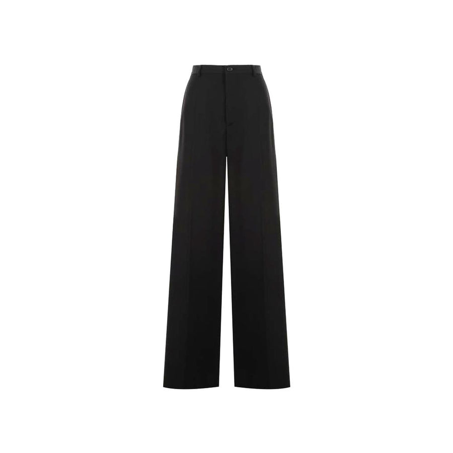 Balenciaga 100% Wool trousers in black