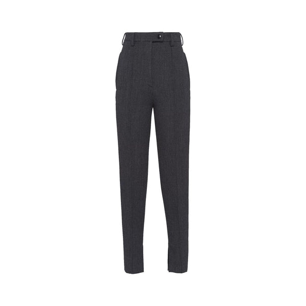 Prada 97% Virgin wool trousers in gray