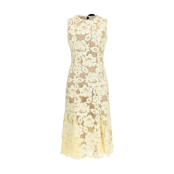 Self-Portrait 100% Polyester dress in yellow