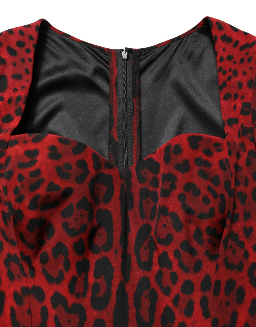 Dolce & Gabbana 100% Silk dress in red