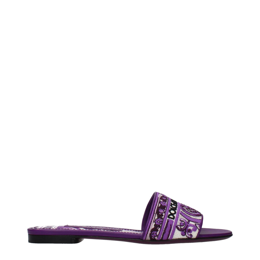 Dolce & Gabbana slipper in purple
