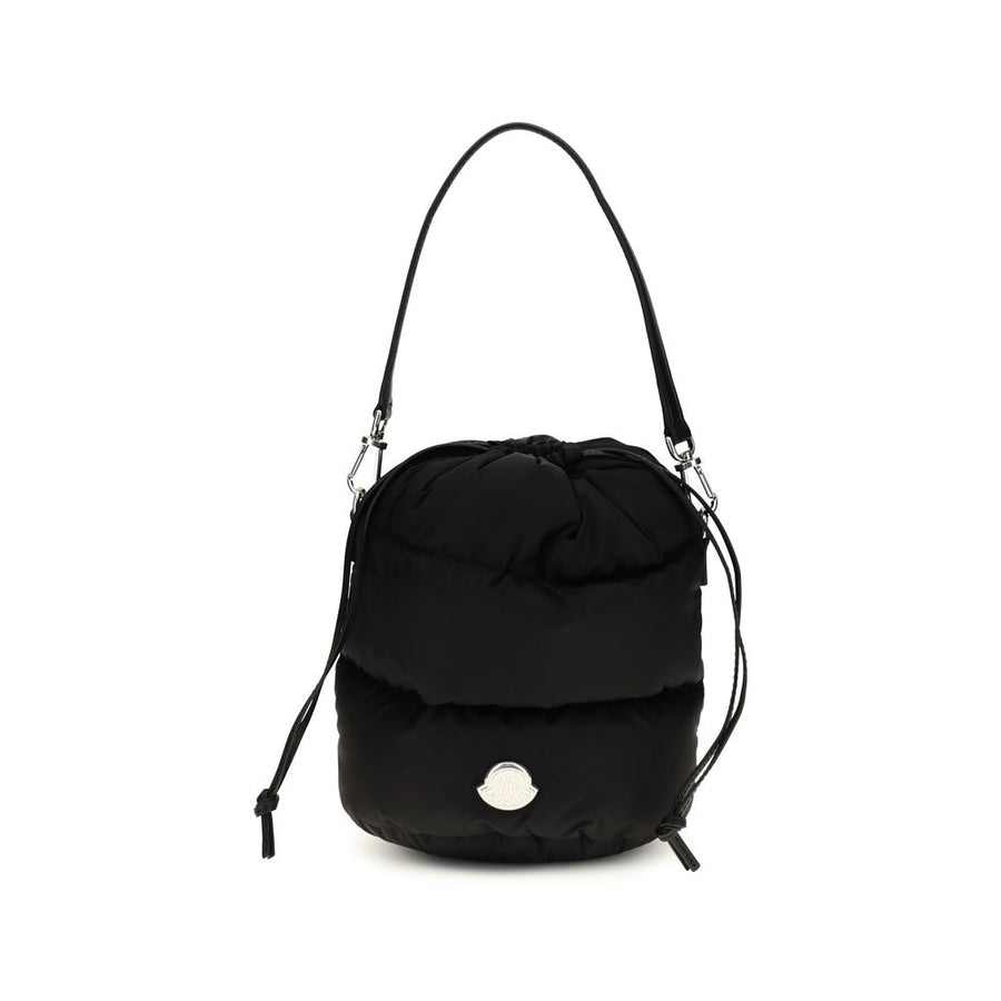 Moncler 100% Polyamide bucket bag in black