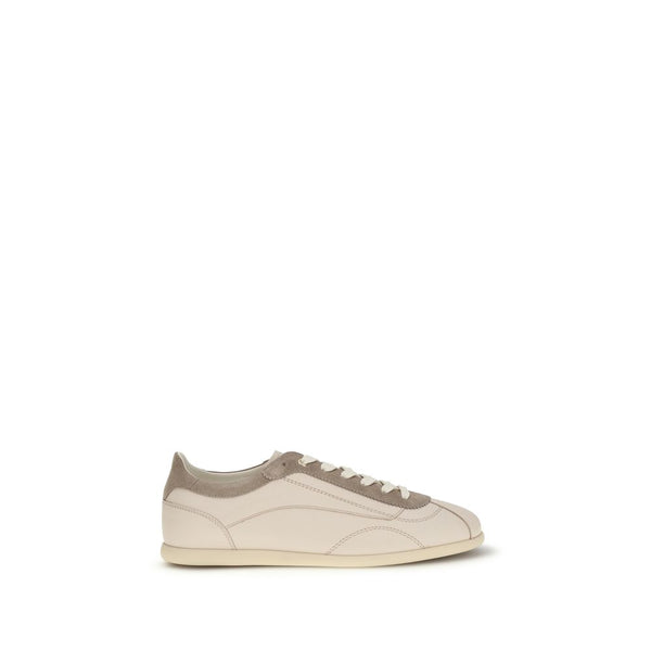 Brunello Cucinelli 100% Leather sneaker in beige