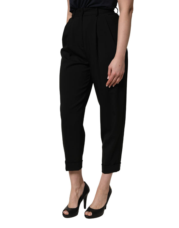 Dolce & Gabbana 99% Virgin Wool trousers in black