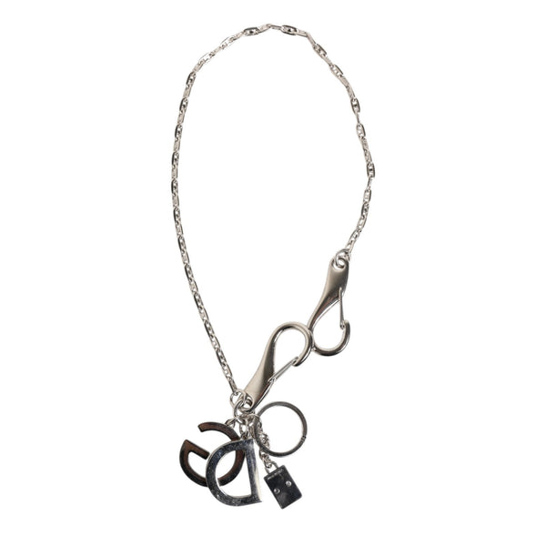 Dolce & Gabbana 40% Zamak key case in silver